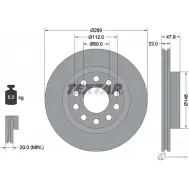 Тормозной диск PRO+ TEXTAR 8QE8RQ 92176905 Audi A6 Allroad (C5) 2 Универсал 4.2 V8 Quattro 305 л.с. 2002 – 2005 98200 1769 0 1 PRO+