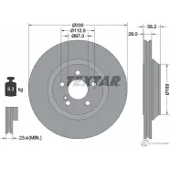 Тормозной диск PRO+ TEXTAR Mercedes S-Class (W221) 3 Седан 5.5 S 600 (2276) 517 л.с. 2005 – 2013 92197905 K6IOHD 98200 1979 0 1 PRO+