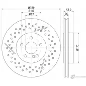 Тормозной диск PRO+ TEXTAR 92260505 K77MW 98200 2605 0 1 PRO+ Mercedes C-Class (W204) 3 Седан 6.2 C 63 AMG (2077) 457 л.с. 2008 – 2014