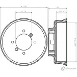 Тормозной барабан MINTEX 829006 98100 0172 MBD007 98100 0172 0 1