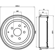 Тормозной барабан MINTEX 829163 N7DTQWH MBD296 98100 0083 0 1
