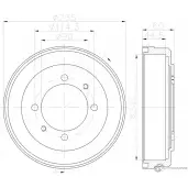 Тормозной барабан MINTEX ND7OZ8Z Mitsubishi Galant 8 (EA2A) Седан 2.0 GDI 146 л.с. 1997 – 2004 98100 0336 0 1 MBD315