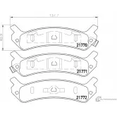 Тормозные колодки дисковые, комплект MINTEX 21 770 829781 21771 MDB1692