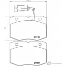 Тормозные колодки дисковые, комплект MINTEX 290 37 MDB2049 29139 830067