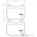 Тормозные колодки дисковые, комплект MINTEX MDB2342 23323 215 80 Mitsubishi Lancer 9 (CS3A) Седан 2.0 EVO VIII (CT9A) 280 л.с. 2003 – 2005