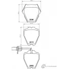 Тормозные колодки дисковые, комплект MINTEX 23280 830318 231 19 MDB2358