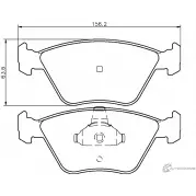 Тормозные колодки дисковые, комплект MINTEX 7778D90 1 VX76V MDB2415 830339