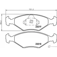 Тормозные колодки дисковые, комплект MINTEX 2321 8 MDB2615 23219 Fiat Palio (178) 1 Хэтчбек 1.0 76 л.с. 1996 – 2003