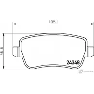 Тормозные колодки дисковые, комплект MINTEX 830613 5028740427098 MDB2800 9 KN2XC