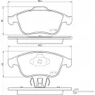 Тормозные колодки дисковые, комплект MINTEX 24710 Renault Laguna (KT) 3 Универсал 2.0 dCi (KT07. KT0J. KT14. KT1A. KT1S) 131 л.с. 2007 – 2015 MDB2965 247 09