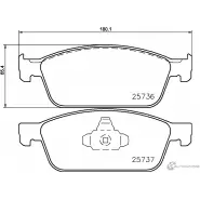 Тормозные колодки дисковые, комплект MINTEX MDB3364 Ford Transit Connect 2 (C307) Фургон 2.5 LPG 171 л.с. 2013 – 2024 2573 6 25737