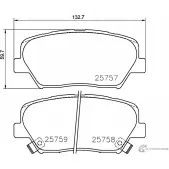 Тормозные колодки дисковые, комплект MINTEX Kia Seltos (SP2) 1 Кроссовер 1.6 MPi 4WD (SP2) 121 л.с. 2019 – 2024 2 5757 MDB3378 25758