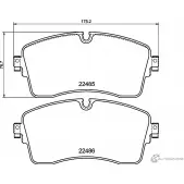 Тормозные колодки дисковые, комплект MINTEX Land Rover Range Rover Evoque 2 (L551) Внедорожник 2.0 P300 MHEV 4x4 300 л.с. 2018 – 2024 MDB3461 FW 87L