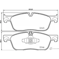 Тормозные колодки дисковые, комплект MINTEX MDB3775 2 2145 22146 Jaguar E-Pace