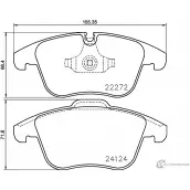 Тормозные колодки дисковые, комплект MINTEX MDB3835 24124 831212 2 2272