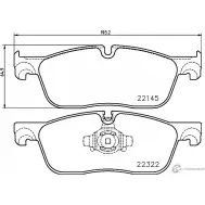 Тормозные колодки дисковые, комплект MINTEX MDB3837 22145 179 0 5 22145 831214