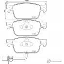 Тормозные колодки дисковые, комплект MINTEX Audi A5 (F53) 2 Купе 40 TFSI Mild Hybrid quattro 204 л.с. 2020 – 2025 223 83 22384 MDB3871