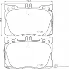 Тормозные колодки дисковые, комплект MINTEX 2258 6 MDB3892 Mercedes E-Class (W213) 5 Седан 2.9 E 400 d 4 matic (2123) 340 л.с. 2018 – 2024 22587