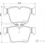 Тормозные колодки дисковые, комплект MINTEX MDB3903 Mercedes C-Class (W205) 4 Седан 3.0 AMG C 43 4 matic (2064) 390 л.с. 2018 – 2025 2 2423 22424