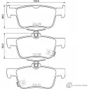 Тормозные колодки дисковые, комплект MINTEX 22430 MDB3923 2 2429 831253