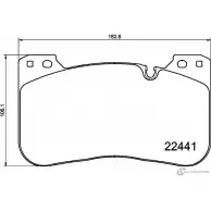 Тормозные колодки дисковые, комплект MINTEX MDB4026 Bmw X5 (G05) 4 Внедорожник M 600 л.с. 2019 – 2024 6YW4H 2244 1