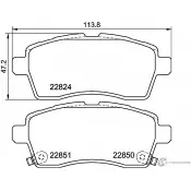 Тормозные колодки дисковые, комплект MINTEX XI7 OD MDB4029 Suzuki Ignis (FF, MF) 2 Хэтчбек 1.2 Hybrid (ATK412) 83 л.с. 2020 – 2025