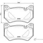 Тормозные колодки дисковые, комплект MINTEX 1437029131 MDB4088 W5 4XDAX