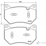 Тормозные колодки дисковые, комплект MINTEX 1437028905 MDB4169 S0VZ 9R0