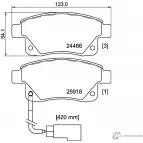 Тормозные колодки, дисковые, комплект MINTEX 1437029167 NSLO0 MDB82853 UNMAN S