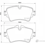 Тормозные колодки, дисковые, комплект MINTEX 1437028980 MDB83734 8XJO QKK HJ8E6