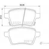 Тормозные колодки, дисковые, комплект MINTEX 3C7YOU MDB83820 ET H2OD 1437028855