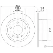 Тормозной диск MINTEX 98200 0723 98200 0723 0 1 831464 MDC1281