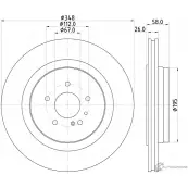 Тормозной диск MINTEX 98200 1980 832148 98200 1980 0 1 MDC2117