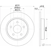 Тормозной диск MINTEX MDC2358 98200 2390 0 1 832357 98200 2390