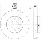 Тормозной диск MINTEX MDC2364 98200 2394 0 1 Volkswagen Up (121, BL1) 1 Хэтчбек 1.0 TR4 Flex 84 л.с. 2014 – наст. время 98200 2394