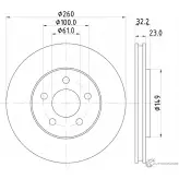 Тормозной диск MINTEX 832546 98200 2716 98200 2716 0 1 MDC2643