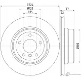 Тормозной диск MINTEX Bmw 1 (E88) 1 Кабриолет 3.0 135 i 306 л.с. 2008 – 2013 98200 2019 0 1 EH159K MDC2757C