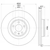 Тормозной диск MINTEX 98200 2943 0 1 1424859239 MDC2830C HZTYC