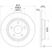 Тормозной диск MINTEX MDC2867C 1437029285 UCQ9 3E