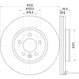 Тормозной диск MINTEX OTD3 54C 1437029358 MDC2903C