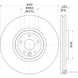Тормозной диск MINTEX A0 9JJ8 MDC2907C 1437029361