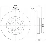 Тормозной диск MINTEX 98200 0714 0 1 Bmw 7 (E38) 3 Седан 3.0 730 d 193 л.с. 2000 – 2001 98200 0714 MDC832