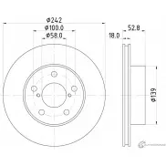 Тормозной диск MINTEX 98200 0818 MDC878 Subaru Impreza (GC) 1 Седан 98200 0818 0 1