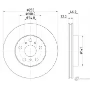 Тормозной диск MINTEX 98200 0689 0 1 833021 MDC893 98200 0689