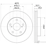 Тормозной диск MINTEX 98200 0810 0 1 MDC905 98200 0810 833031