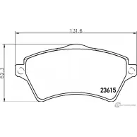 Комплект тормозов, дисковый тормозной механизм BrakeBox, Pad and Disc Kit MINTEX 1193688676 OWRAG MDK0201 2361 5