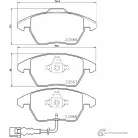 Комплект тормозов, дисковый тормозной механизм BrakeBox, Pad and Disc Kit MINTEX 23588 1193688765 2358 7 MDK0251