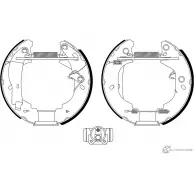 Тормозные колодки MINTEX 84101 0441 1 4 MSP113 84101 0441 833799