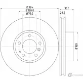 Тормозной диск PAGID 98200 0583 50426 98200 0583 0 1 Bmw