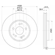 Тормозной диск PAGID 98200 0579 52120 98200 0579 0 1 Mercedes SL-Class (R129) 1 Кабриолет 3.2 320 (1263) 231 л.с. 1993 – 2001